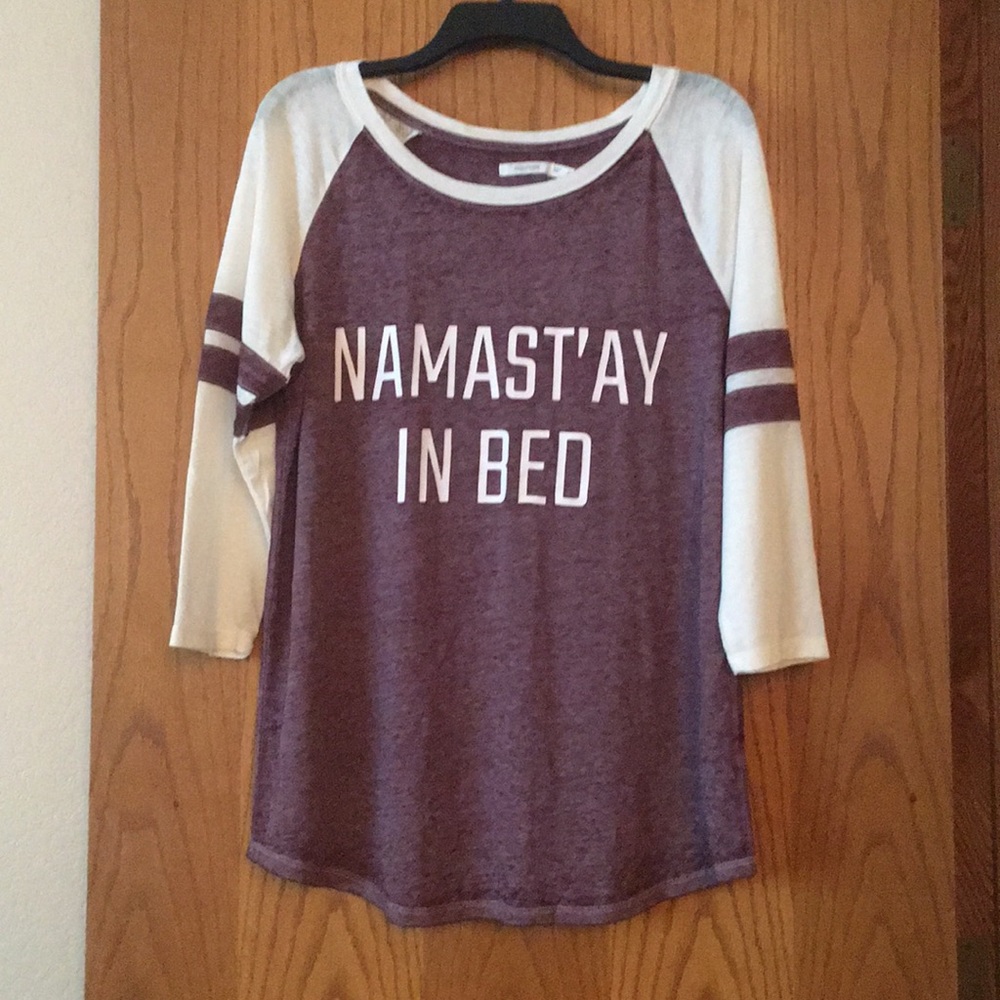 Namaste 3/4 sleeve tee